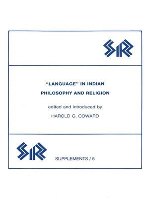 cover image of Language in Indian Philosophy and Religion